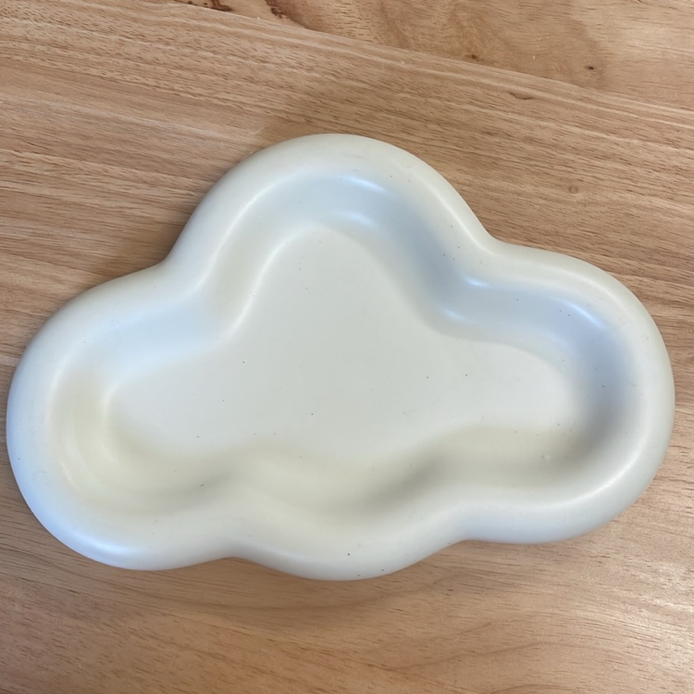 Chubby Jewelry Tray, Cute Cloud Trinket Dish - Picture 7 of 7